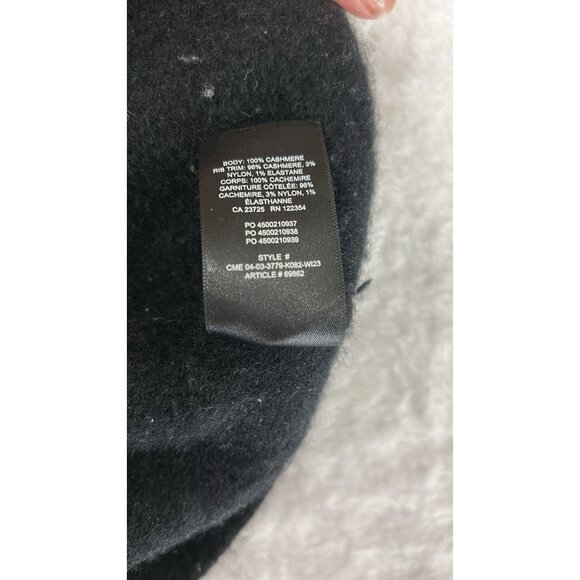 Wilfred Aritzia Kids Small 100% Cashmere Sweater Turtleneck Black Long Sleeve - Picture 9 of 10